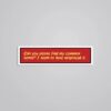 Can You Please Find My Common Sense Movies Stickers