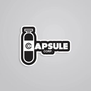Capsule Corp V2 Anime Stickers Capsule Corp V2 Anime Stickers