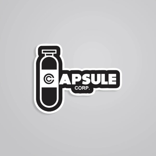 Capsule Corp V2 Anime Stickers