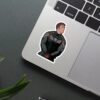 Caption America Sticker