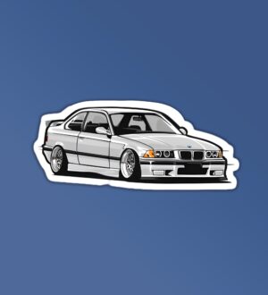 Car Drifting Sticker