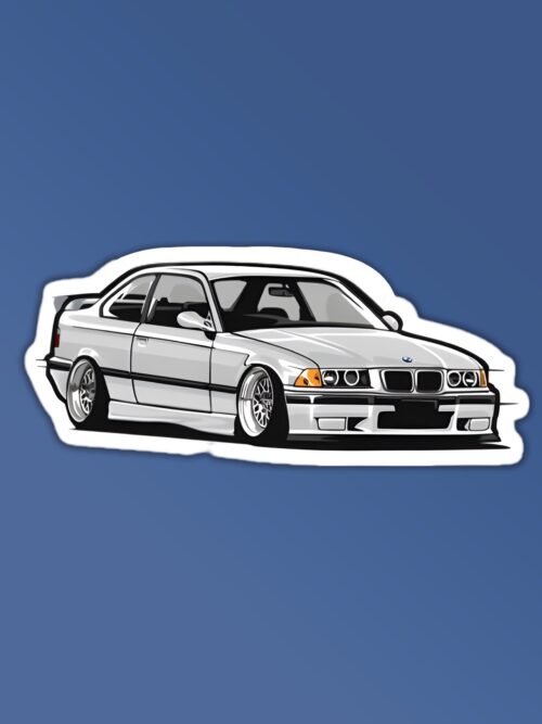 Car Drifting Sticker