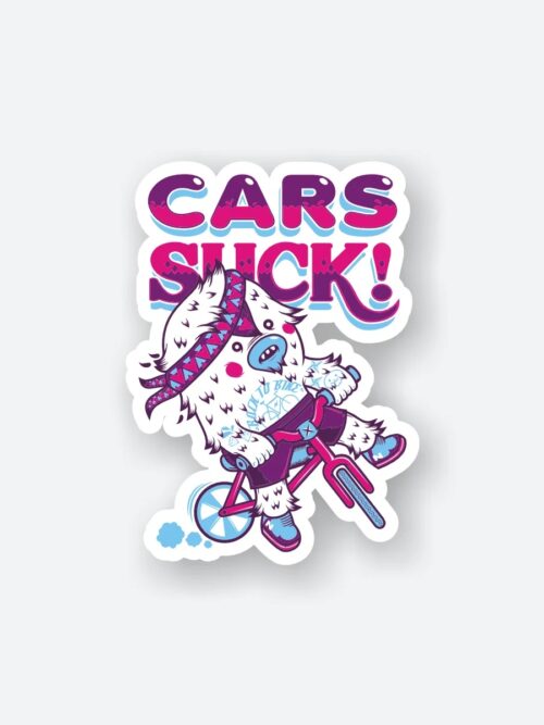 Cars Suck Sticker