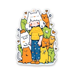 Cat Crew Sticker Cat Crew Sticker