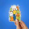 Cat Crew Sticker