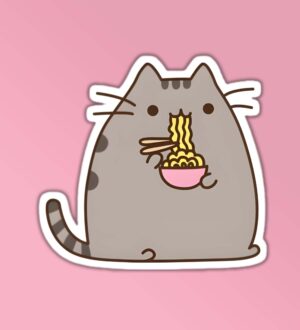 Cat Eating Noodles Cat Eating Noodles