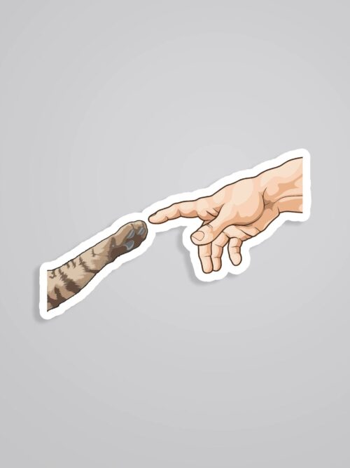 Cat Human Witty Stickers