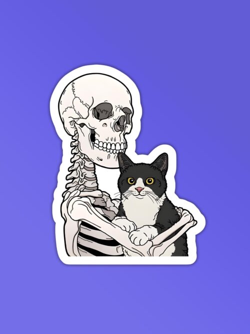Cat Lover Laptop Mobile Stickers