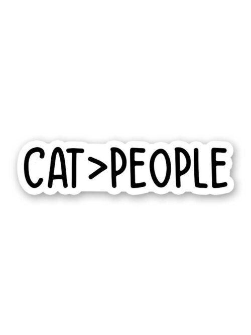 Cat.Pelople Sticker