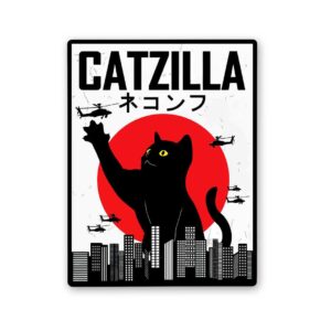 Catzilla Sticker Catzilla Sticker