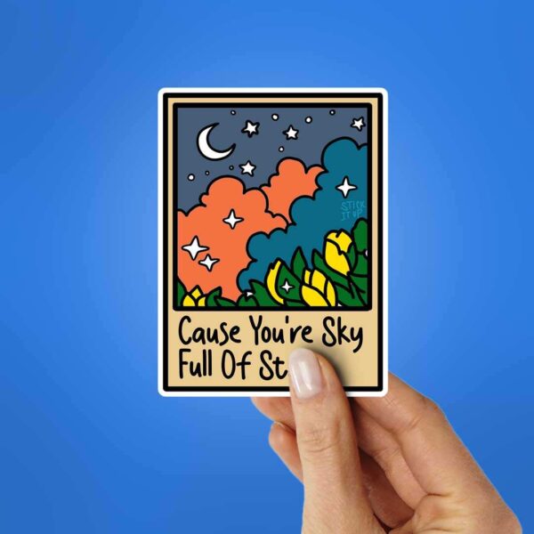 Cause Youre Sky Sticker