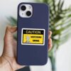 Caution Watching Anime Saitama Sticker