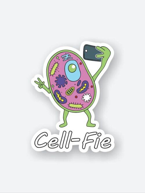 Cell Fie Sticker