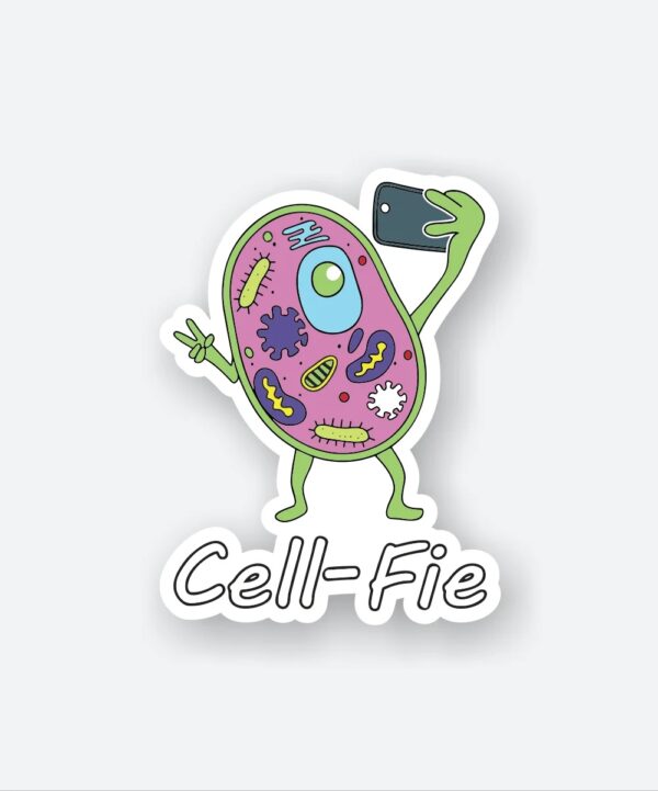 Cell Fie Sticker