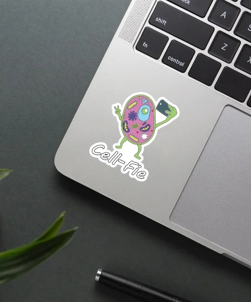 Cell Fie Sticker