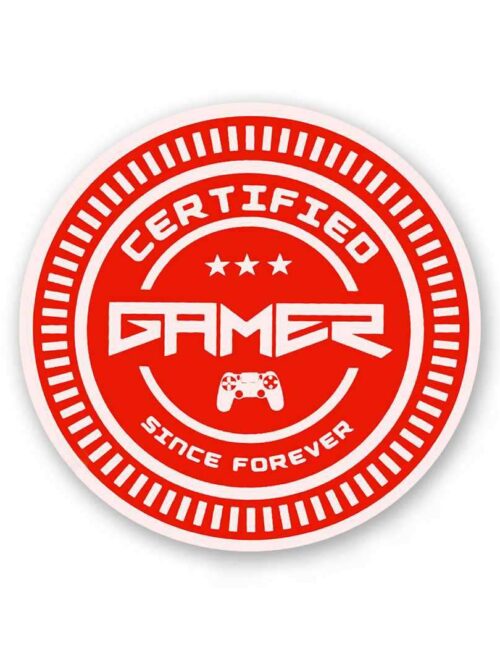 Certified Gamer Sticker