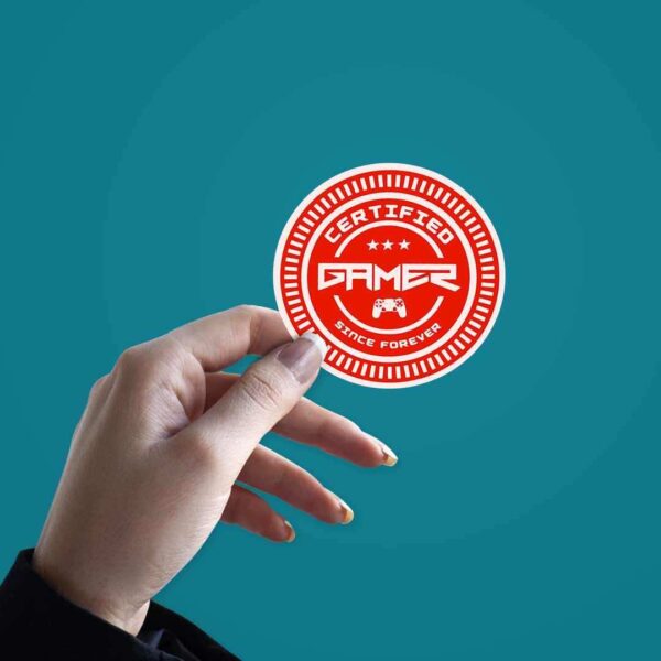 Certified Gamer Sticker