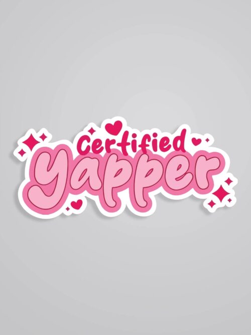 Certified Yapper Witty Stickers