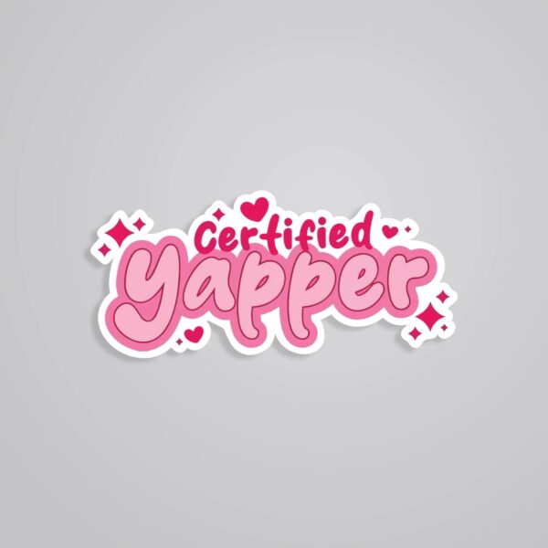 Certified Yapper Witty Stickers Certified Yapper Witty Stickers