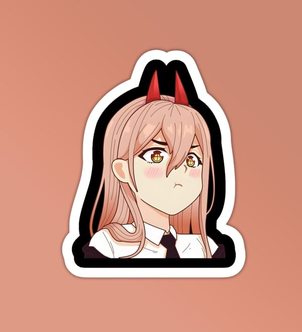 Chainsaw Man Power Pout Sticker 2 Chainsaw Man Power Pout Sticker 2
