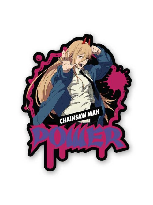 Chainsaw Man Power Sticker