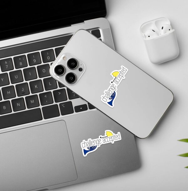 Challenge Accepted HIMYM Laptop Mobile Sticker Challenge Accepted HIMYM Laptop Mobile Sticker