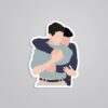 Chandler Joey Hug TV Shows Stickers