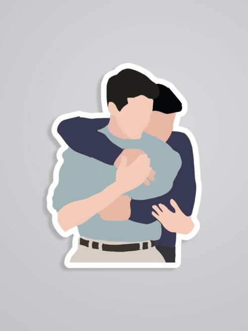 Chandler Joey Hug TV Shows Stickers