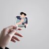 Chandler Joey Hug TV Shows Stickers