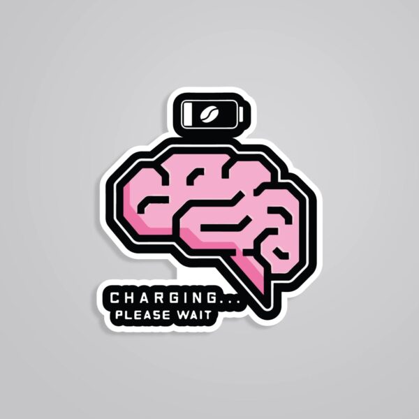 Charging Please Wait Witty Stickers Charging Please Wait Witty Stickers