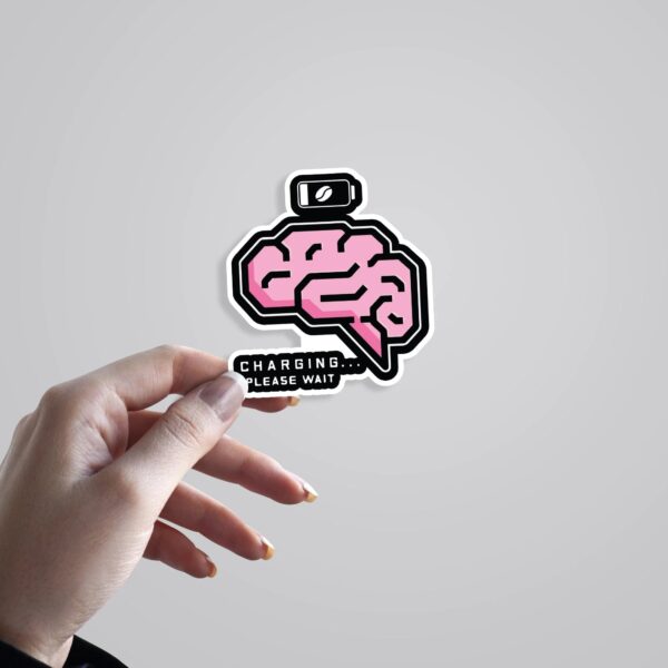 Charging Please Wait Witty Stickers Charging Please Wait Witty Stickers