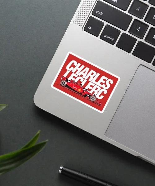 Charles Leclerc F1 Sticker Charles Leclerc F1 Sticker