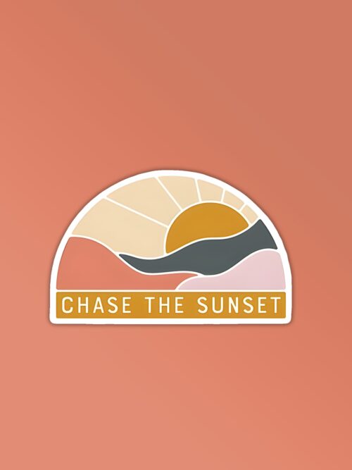Chase The Sunset Sticker