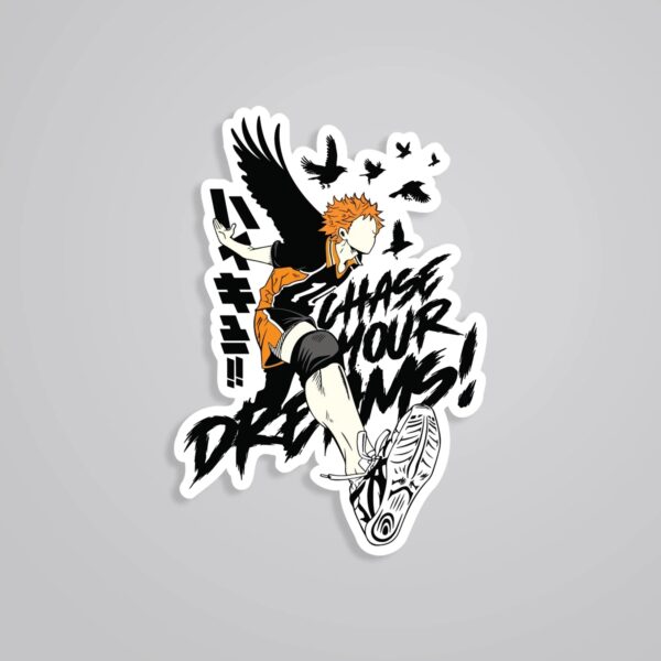 Chase Your Dreams Hinata Anime Stickers Chase Your Dreams Hinata Anime Stickers