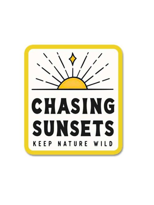 Chasing Sunset Sticker