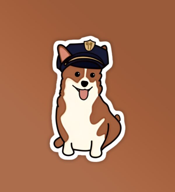 Cheddar Brooklyn Nine Nine Laptop Mobile Stickers Cheddar Brooklyn Nine Nine Laptop Mobile Stickers