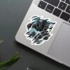 Chibi Black Panther Sticker