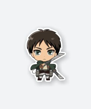Chibi Eren Sticker Chibi Eren Sticker