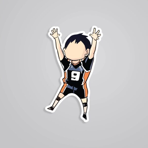 Chibi Kageyama Jumping Anime Stickers Chibi Kageyama Jumping Anime Stickers