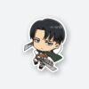 Chibi Levi Attacking Sticker