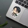 Chibi Levi Attacking Sticker