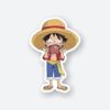 Chibi Luffy Eating Sticker