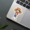 Chibi Luffy Eating Sticker