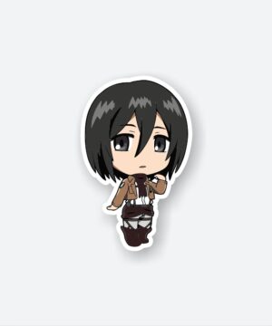 Chibi Mikasa Sticker Chibi Mikasa Sticker