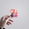 Chibi Rengoku With Flames Anime Stickers