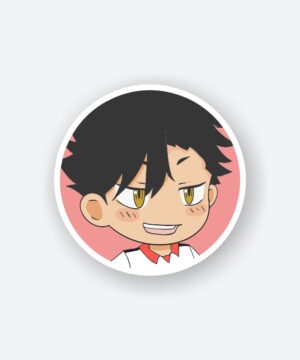 Chibi Tetsuro Kuroo Sticker Chibi Tetsuro Kuroo Sticker