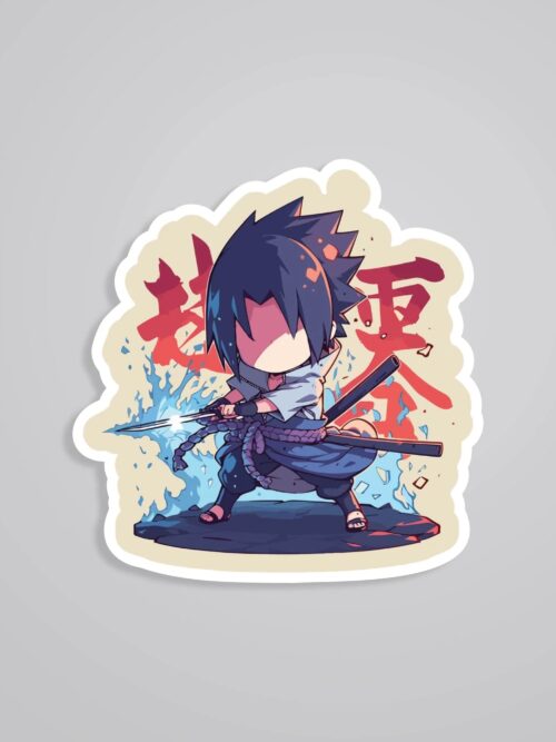 Chibi Uchiha Sasuke Anime Stickers