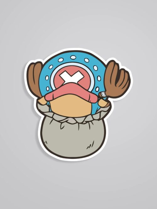 Chopper In Sack Anime Stickers