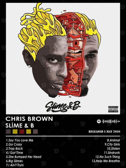Chris Brown Slime Amp B Music Poster