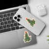 Christmas Tree Laptop Mobile Stickers